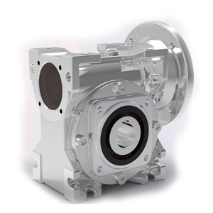 Resistente a la corrosión SSRV040 Motor de reducción de rueda dentada de acero inoxidable Reductor de velocidad de transmisión Caja de cambios helicoidal - Product Image 1