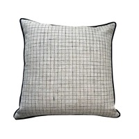 Taies d'oreiller modernes personnalisables en coton 100% - Couleur unie - Douces - Tricotées - Ignifuges - Anti-bactériennes - Logo personnalisé - Pour la maison et l'hôtel