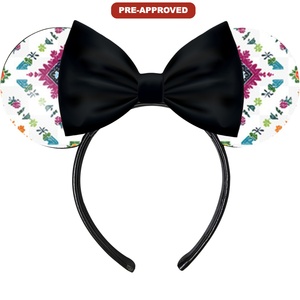 Custom Factory Order Headband with Sparkly Design Made-to-Order Concept <b>Mouse</b> Ears Hair Accessory - Product Image 1