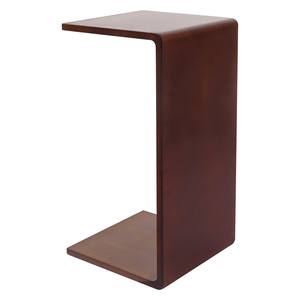 Table basse en bois en forme de C, table d'appoint de 24 pouces de hauteur, table d'appoint de canapé multi-usage - Product Image 5