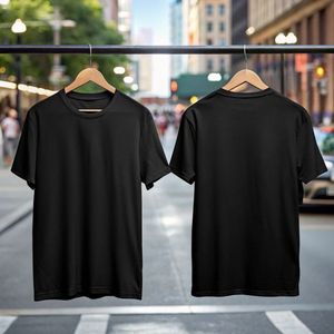Camisetas de Manga Corta para Hombre, 100% Algodón, Tejido de Punto, Corte Regular, 180g, Lisas, Casuales, Anti-Pilling, con Logotipo Personalizado de su Marca, al por Mayor - Product Image 4