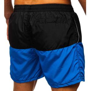 Maillot de bain respirant pour homme Noir-Bleu - Product Image 3