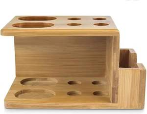 Brosse à dents en bois écologique de haute qualité et porte-dentifrice fait à la main pour la maison et l'hôtel Utilisation de la salle de bain Look incroyable! - Product Image 1