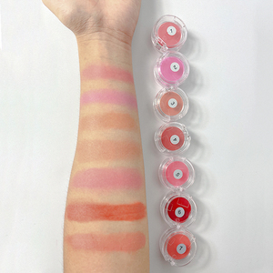 Blush DIY multicolore de luxe élégant pour bébé rose crème faites votre propre logo vente à chaud bas quantité minimale de commande 8 couleurs rose maquillage fard à joues liquide - Product Image 2