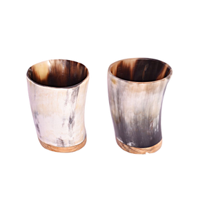 ข้อเสนอที่ดีที่สุดสำหรับฮอร์นไวกิ้งแกะสลักดีไซน์ใหม่ทำด้วยมือแก้วสั้นงานฝีมือวินเทจอินเดียควายฮอร์นสัมผัสจริงสำหรับใช้ในบ้าน - Product Image 2