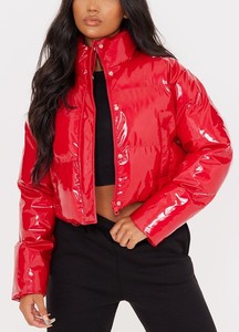 OEM logotipo personalizado de las mujeres Crop Puffer Down Jacket Bomber Jacket Bubble Coat personalizado de las mujeres de manga larga gruesa cremallera Bubble Jackets - Product Image 6