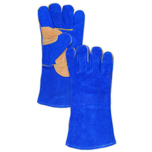 Nouveau 2025 vente en gros de gants de soudage en cuir de chèvre noir de qualité supérieure/nouveau dernier design 2025 gants de soudage - Product Image 1