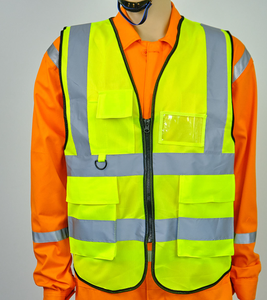 <b>Reflective</b> Safety <b>Vest</b> for Men and Women Ideal for Road and Site Safety Available in Bulk at Cheap Factory Price - Product Image 3