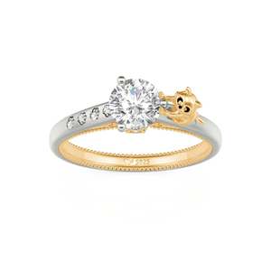 Jeulia Hug Me Custom <b>Cat</b> Paw Print Cluster <b>Ring</b> for Women - Product Image 3