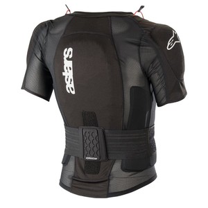 แจ็คเก็ตป้องกันแขนสั้นสีดำ Alpinestars - Product Image 1