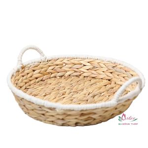Sustainable and Vintage-style Water Hyacinth <b>Storage</b> <b>Baskets</b> for Modern Home <b>Storage</b> Needs - Product Image 1