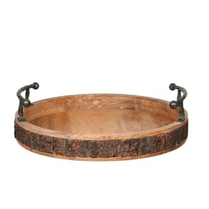 Platos de Servicio para Restaurantes, Cafés y Hoteles, Plato de Servicio Artesanal de Última Tendencia, Bandeja de Servicio de Madera de Diseño - Product Image 3