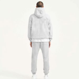 Sweat-shirts à capuche en molleton pour hommes de qualité supérieure, 100% coton, écologiques, broderie personnalisée, coupe classique, streetwear élégant - Product Image 3