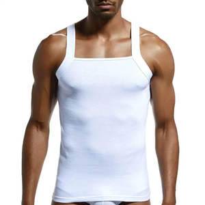 OEM Gym Singlets Mens Tank Tops GYM Tank Top Sports Clothes Stringer Bodybuilding Fitness Men Fashion Custom Cotton - Product Image 4