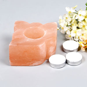 Bougeoirs faits à la main en roche naturelle de l'Himalaya avec parfum pour la décoration de la maison et chauffe-plat de Noël OEM - Product Image 5