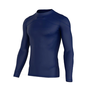 Haute qualité personnalisable MMA Rash Guard 4-Way Stretch Athletic Compression Wear Full Sublimation Body Fitting Long Guard Fabric - Product Image 6