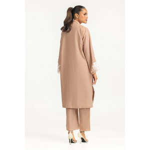 Conjunto Coordinado Bohemio de Algodón Jacquard Bordado IPST-44723-A Talla XXS para Atuendos de Primavera/Verano - Product Image 5