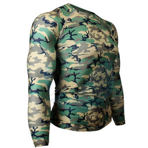 Camisas de compresión de secado rápido para hombres Ropa de entrenamiento de gimnasio transpirable Ropa de entrenamiento - Product Image 6