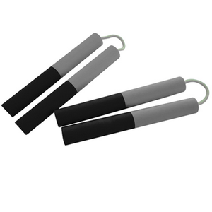 กระบองสองสี28ซม. สำหรับทั้งชายและหญิงสำหรับเล่นกังฟูกระบองสำหรับศิลปะการต่อสู้และแฟนนินจา - Product Image 1