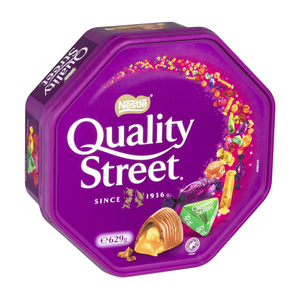 Quality Street 2 LB Extra Large Boîte Métallique Chocolats Assortis Sucré Cube Noix Infusé Bonbons Solides Chocolat de Qualité Premium - Product Image 4