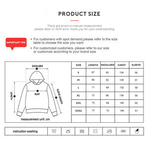 Sweat-shirt à capuche en coton pour hommes, sweat-shirt à capuche à manches longues Streetwear surdimensionné meilleure vente, sweat-shirt à capuche à épaules tombantes - Product Image 5