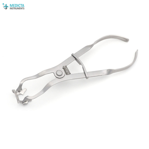 Pinzas de Presa de Goma Marfil 17cm-Instrumentos Dentales - Product Image 3