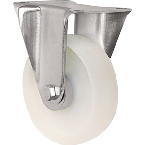 Rueda Giratoria de 200 mm de Diámetro, Capacidad de 350 kg, Placa de PA de 135x110 mm, TECWERK - Product Image 1