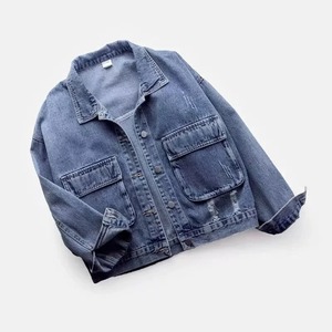 Veste élégante en jeans de conception pénale en détresse Veste 100% coton de qualité supérieure pour femme délavée Personnaliser la veste en jean à capuche - Product Image 2