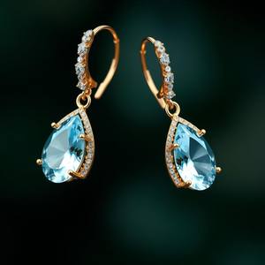 ต่างหูห้อยเงินสเตอร์ลิงทำด้วยมือ925ตามสั่งเครื่องประดับแฟชั่นของผู้หญิงสำหรับคนที่มีสไตล์ - Product Image 4