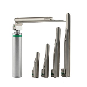 Chuyên nghiệp LED sợi quang thanh quản gương cho vật nuôi sử dụng-laryngoscope Kit với Miller Blades cho động vật gây mê, CE - Product Image 2