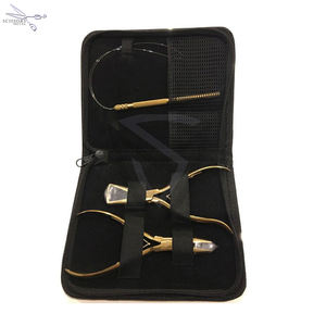 Pince à retirer les extensions de cheveux, crochet de traction, 500 pièces, micro-anneaux, outils de pose de perles, kits d'outils pour les professionnels du coiffage - Product Image 1