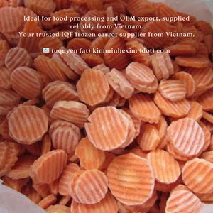 Carottes pelées surgelées LQF, entières, coupées en tranches, emballées sous vide, pour la transformation alimentaire - Product Image 3