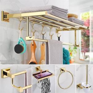 La construcción del juego de baño de metal resistente a la oxidación garantiza un excelente rendimiento incluso en entornos de baño con alta humedad. - Product Image 6