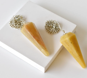 Péndulo de cristal natural Multi piedra preciosa cono facetado péndulo de radiestesia para curación de Reiki péndulos al por mayor para la venta - Product Image 4