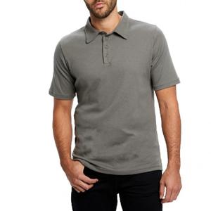 Chemise à manches courtes en coton tricoté 100% personnalisable, de haute qualité, séchage rapide, respirante, anti-rides, couleur unie - Product Image 6