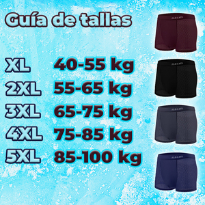 Caleçons Boxers Super Absorbants pour Hommes en Tissu Tricoté Respirant et Frais, Taille Mi-Haute, Longueur Longue, avec Logo Taille XL sur la Ceinture - Product Image 3