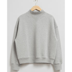 Pull à col roulé unisexe en molleton/coton respirant, coupe classique, épaules tombantes, 100 % coton, fabrication pakistanaise, idéal pour l'hiver - Product Image 5