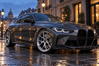 Nouvelles jantes en alliage forgé à rayons fendus, design maille grise brossée, 18, 19, 20, 21 pouces, pour Audi Mercedes - Personnalisées