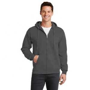 Indian Wholesale Factory Supplying Cotton Basics Knitted Custom Silk Screen Printed Heavy Weight Machine Washable Mens Hoodies - Product Image 2