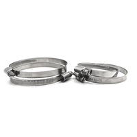 Système métrique de collier de serrage en acier inoxydable de type allemand 304 de taille personnalisée en gros de Chine
