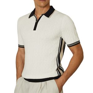 Polo Casual Botón a juego de colores Logotipo personalizado de gran tamaño Polo unisex Ropa diseñada Camiseta de hombre - Product Image 1