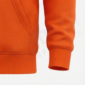 <b>Men</b> 100% <b>Top</b> Quality Breathable Material Embossed Hoodie Casual Wear Adult Size Pullover Sweatshirt Customized Color <b>Thermal</b> - Product Image 6