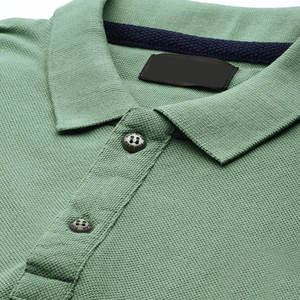 Polo d'été pour homme à manches courtes, coupe ajustée, en coton uni, style mode - Product Image 6