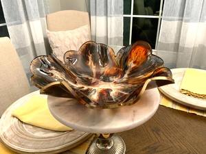 Bol en résine de luxe, bol décoratif fait à la main, qualité supérieure, design personnalisable, modèle pour décoration de centre de table, vente en gros - Product Image 6