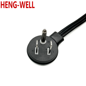 Сетевой шнур NEMA 5-15P <span class=keywords><strong>10A</strong></span> (США) с плоской вилкой и тройным разветвителем в ПВХ-оплетке для бытовой электроники и техники - Product Image 4