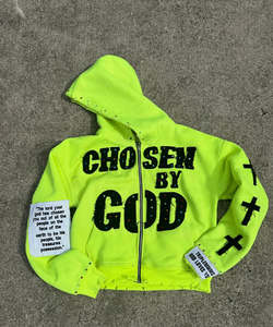 Heavy Weight Distress Printed Embroidery Gem Stones Streetwear Winter High Quality <b>Fleece</b> Drawstring Tracksuits <b>Men's</b> Sweatpants - Product Image 1