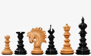 Piezas de Ajedrez de Lujo de la Serie Artesanal de San Petersburgo, Madera de Ébano y Boj, Rey de 4.3 cm, en Caja, a Precio Económico - Product Image 6