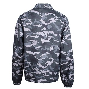 Venta al por mayor de chaqueta de los entrenadores de los hombres en blanco del logotipo de encargo Tallaje Grande de los hombres chaqueta de los entrenadores cortavientos chaqueta de los entrenadores - Product Image 5