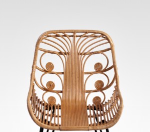 Fauteuil lounge Ellen en rotin tressé, contemporain, écologique, pour salon, appartement, salle à manger, hôtel, extérieur, loisirs, vente en gros - Product Image 3