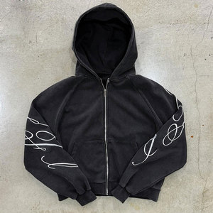 Poids lourd hommes broderie Boxy épais coton sweats à capuche vêtements fabricants essentiels 500 Gsm personnalisé sweats à capuche surdimensionnés - Product Image 1